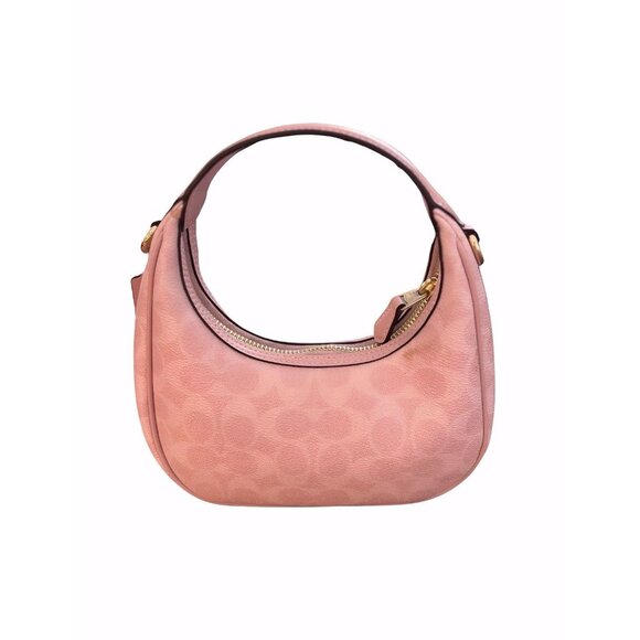 Coach Powder Pink Carmen Mini Crossbody Bag In Signature Canvas CAM83 Sold As Is - Picture 2 of 10